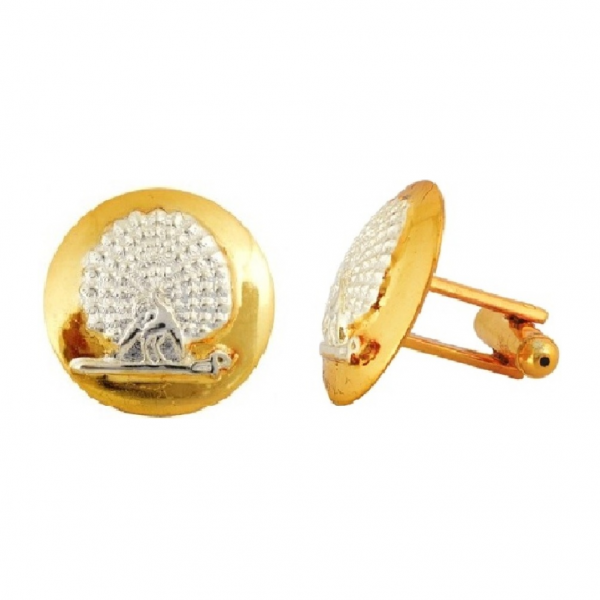 Mayo College Silver Mayoor Cufflinks