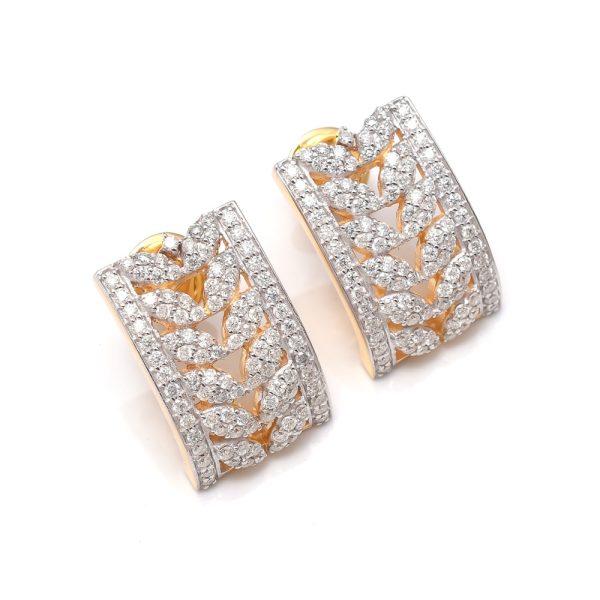 1.65 ctw. Moissanite Diamond Marquise Shape Studs