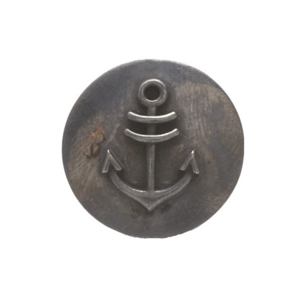 Oxidized .925 Silver Anchor BandhGala Buttons