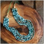 Emerald Pine Rage Neckpiece. Length 220mm with Extender Dori.