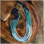 Turkish Teal Neckpiece. Length 280mm