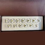 Octagonal Transparent Buttons with Accents - Image 2