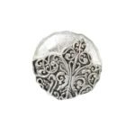 .925 Silver Encrusted Mughal Motif on Sherwani Buttons