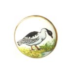 Hand Painted Bird on Sherwani & Bandhgala Buttons in .925 Silver