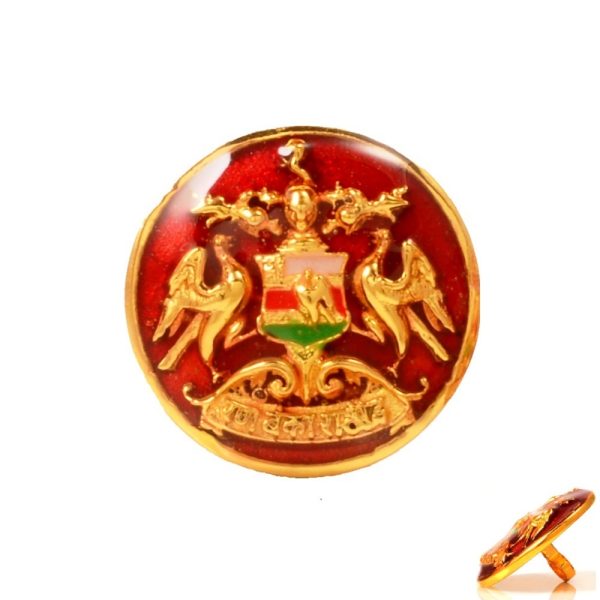 Royal Buttons for Bandhgala - RanBanka Rathore - Silver and Enamel