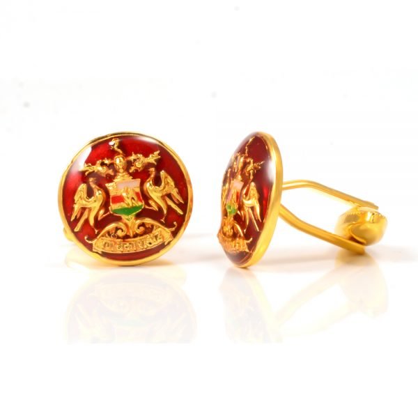 Royal Cufflinks – RanBanka Rathore – Silver and Enamel