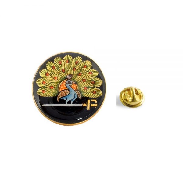 Mayo College Lapel Pin - Hand Painted Mayoor