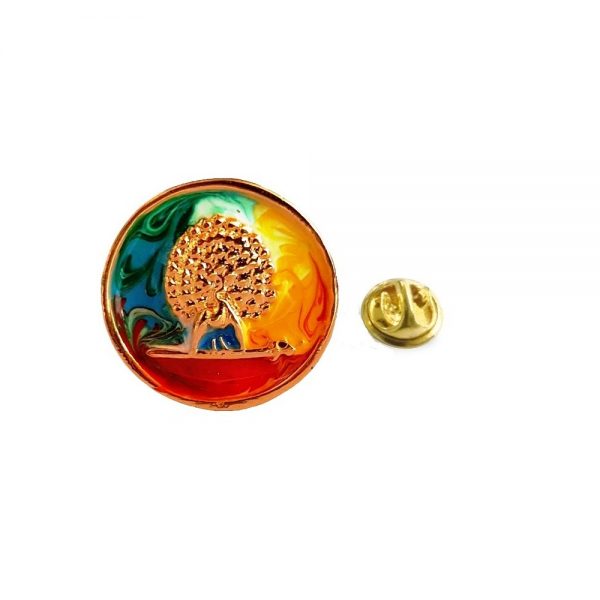 Mayo College Lapel Pin - PachRanga Enamel - Gold Plated Mayoor