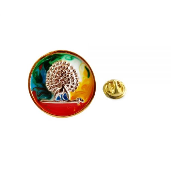 Mayo College Lapel Pin - PachRanga Enamel - Silver Plated Mayoor