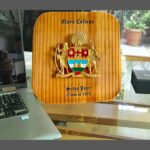 Mayo College Personalized Coat of Arms - Desk/Wall Mounted Wooden Plaque