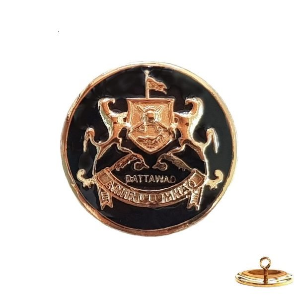 Royal Buttons for Bandhgala - Dattawad State - Encrusted Crest