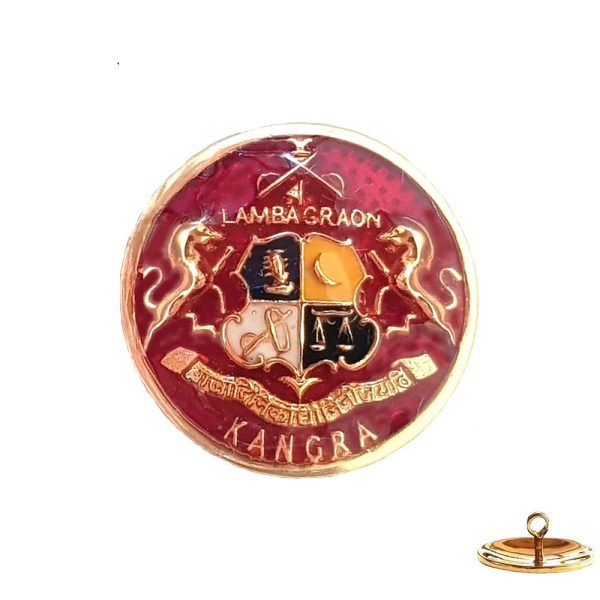 Royal Buttons for Bandhgala - Kangra State - Encrusted Crest