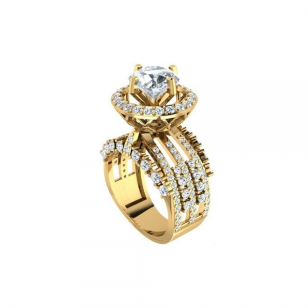 Celebrity Collection - Royal Engagement Ring - Moissanite Diamonds