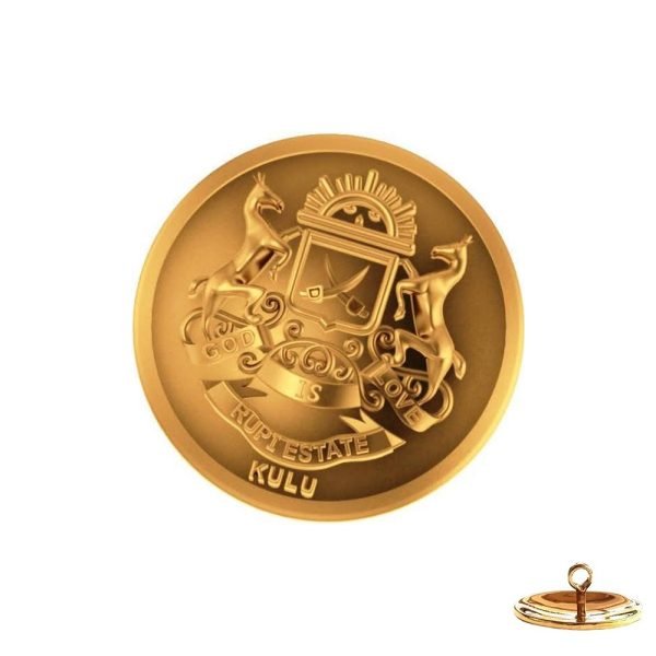 Royal Buttons for Bandhgala - Rupi Estate (Kulu) - Encrusted Crest