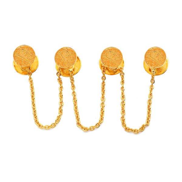 Antique Mohar Kurta Buttons - Gold Plated