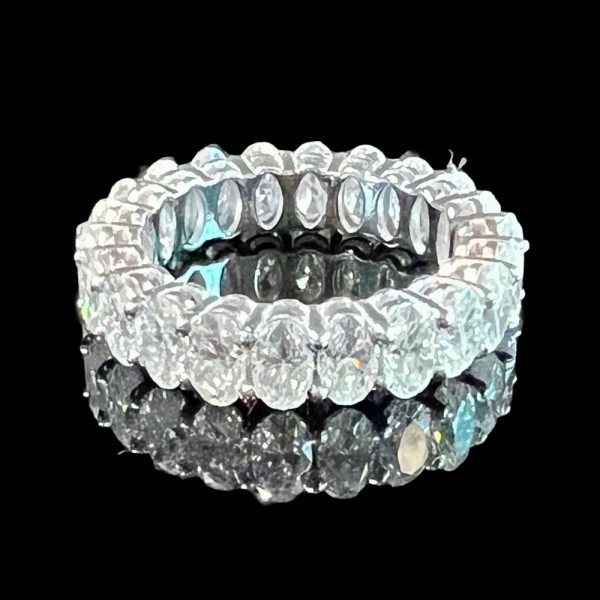 Oval Lab Grown Diamond Eternity Band