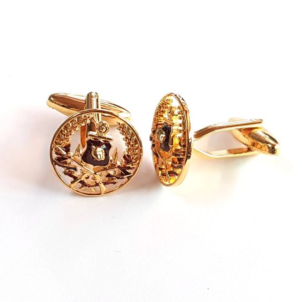 Royal Cufflinks - Jatprole State - Crest Encircled