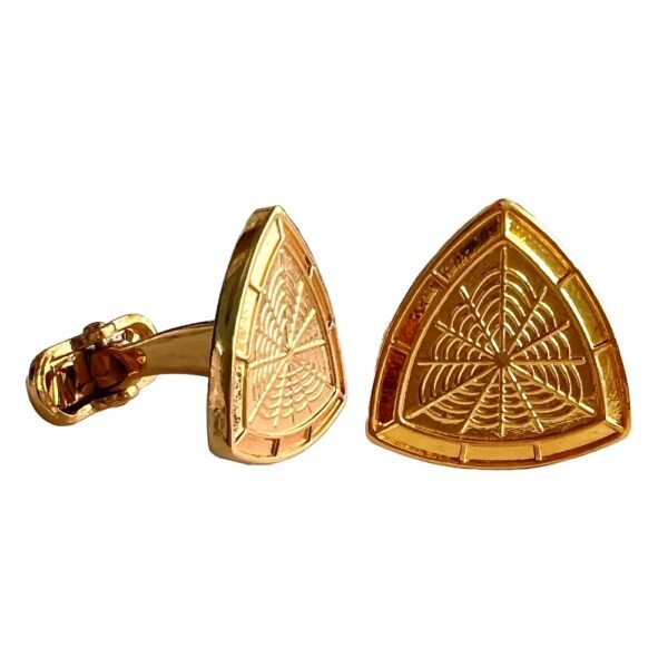 Golden Trigon Cufflinks