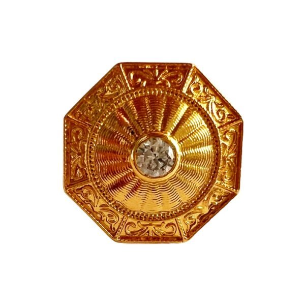 Imperial Radiance Golden Sherwani Buttons