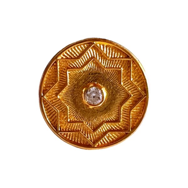 Celestial Radiance Golden Sherwani Buttons