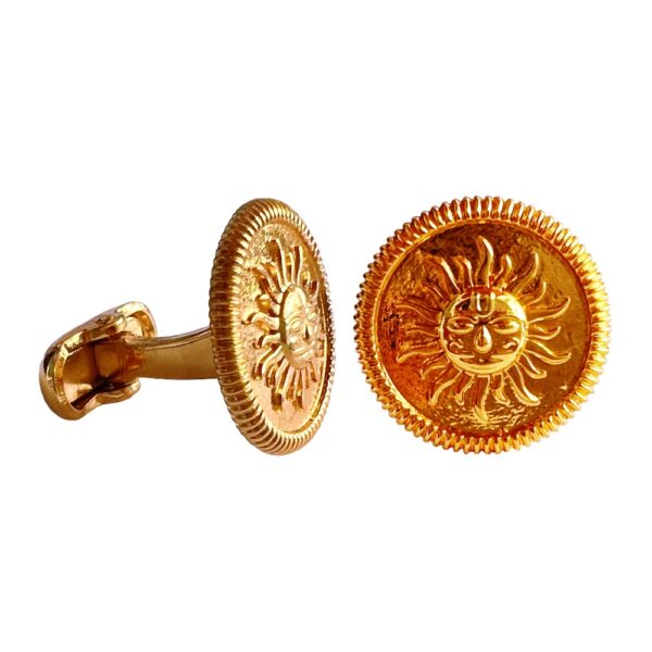 Surya Glory Golden Cufflinks