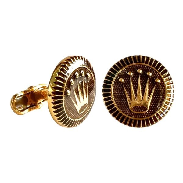 Regal Crown Crest Cufflinks