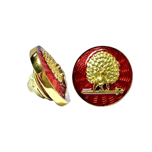 Imperial Scarlet Gold Mayoor Lapel Pin