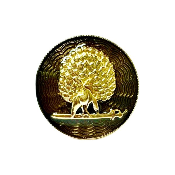 Imperial Smokey & Gold Mayoor Bandhgala Buttons