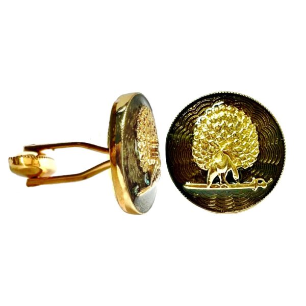 Imperial Smokey & Gold Mayoor Cufflinks