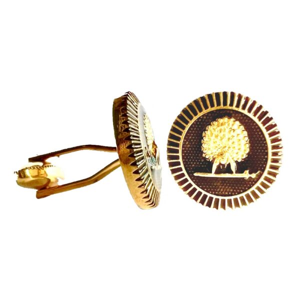 Regal Mayoor Emblem Cufflinks - Smokey