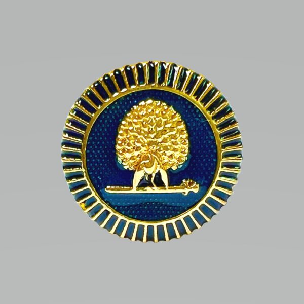 Regal Mayoor Emblem Bandhgala Buttons - Royal Blue