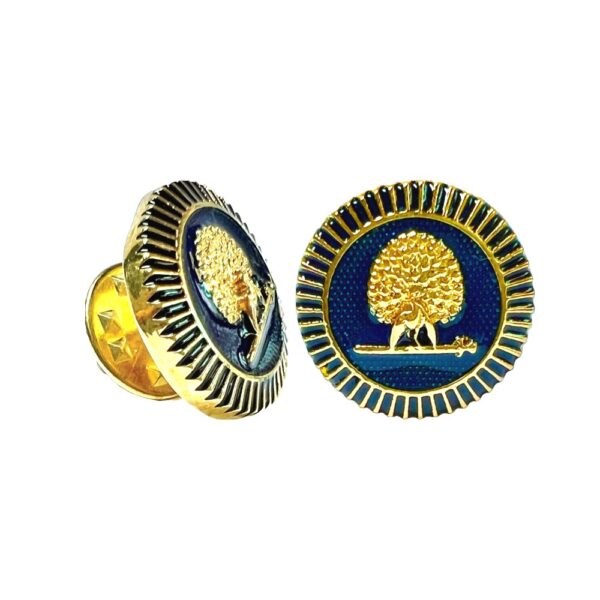 Regal Mayoor Emblem Lapel Pin - Royal Blue