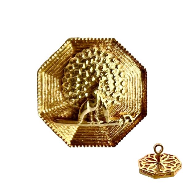 Octagonal Mayoor Crest Buttons - Golden