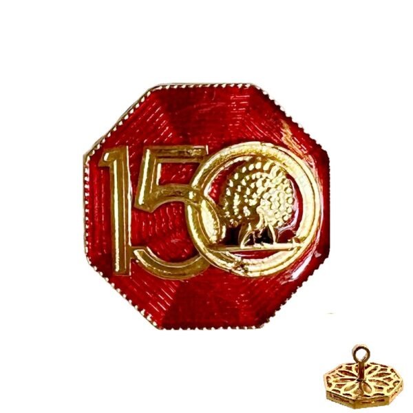 Mayo 150 Commemorative Emblem Button - Maroon