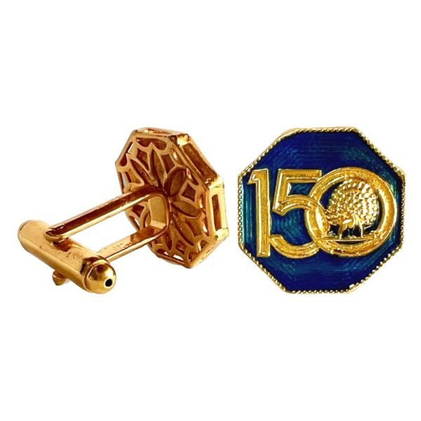 Mayo 150 Commemorative Emblem Cufflinks - Royal Blue