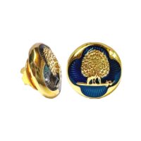 Regal Blue & Gold Mayoor Lapel Pin