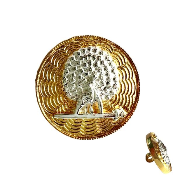 Imperial Two Tone Mayoor Bandhgala Buttons