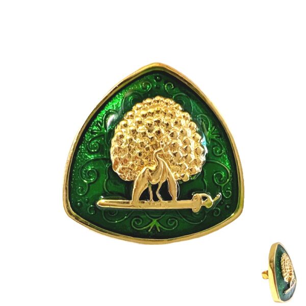 Imperial Plumage Mayoor Bandhgala Button - Green