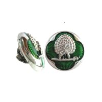 Regal Green & White Mayoor Lapel Pin