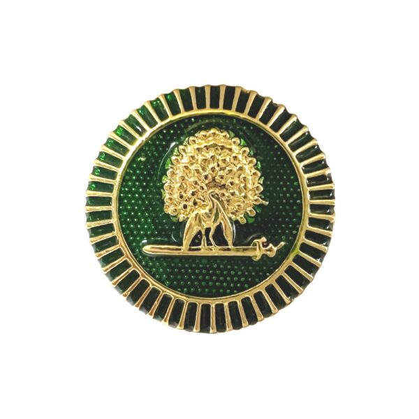 Regal Mayoor Emblem Bandhgala Buttons - Royal Green
