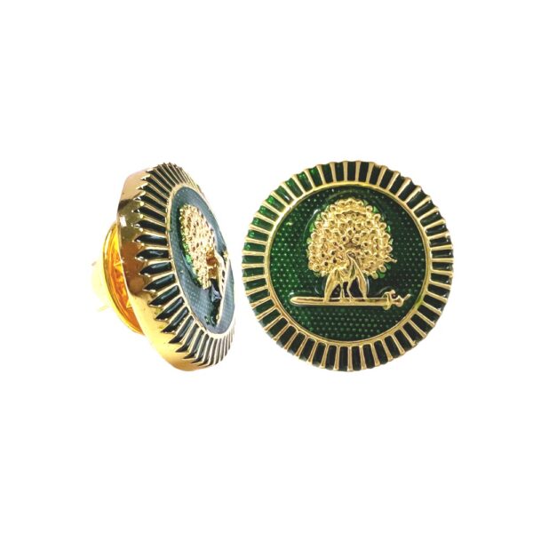 Regal Mayoor Emblem Lapel Pin - Royal Green