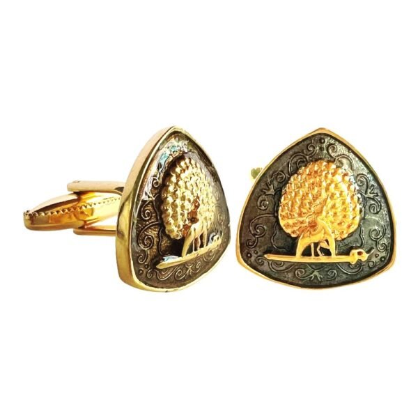 Imperial Plumage Mayoor Cufflinks - Smokey