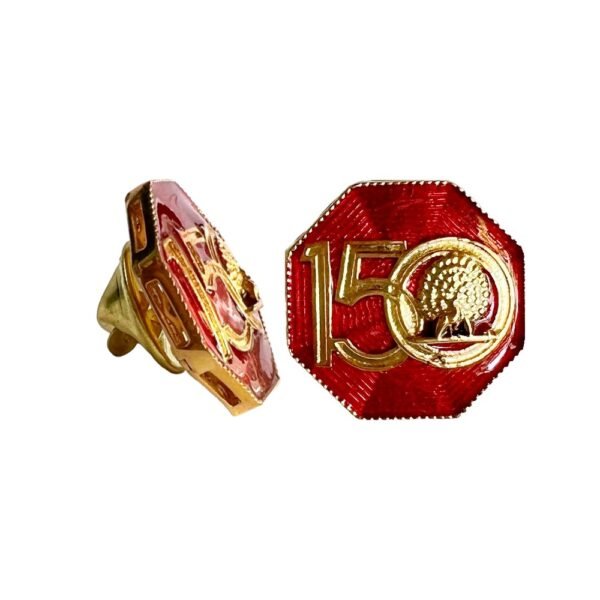 Mayo 150 Commemorative Emblem Lapel Pin - Maroon