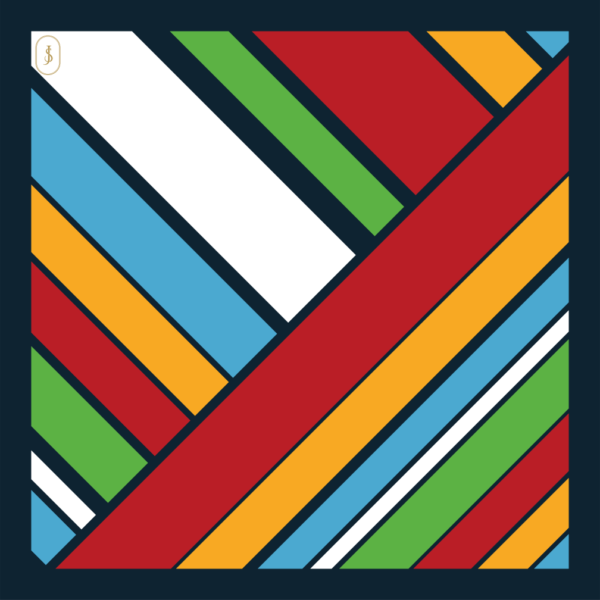 Pocket Square - Mayo Flag Colours