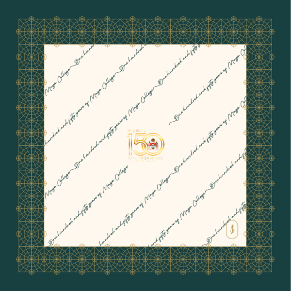 Pocket Square - Mayo 150 years - Green