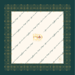 Mayo College Tie & Pocket Square Assembly Hall Design on Green - Image 5