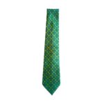 Mayo College Tie & Pocket Square Assembly Hall Design on Green - Image 4