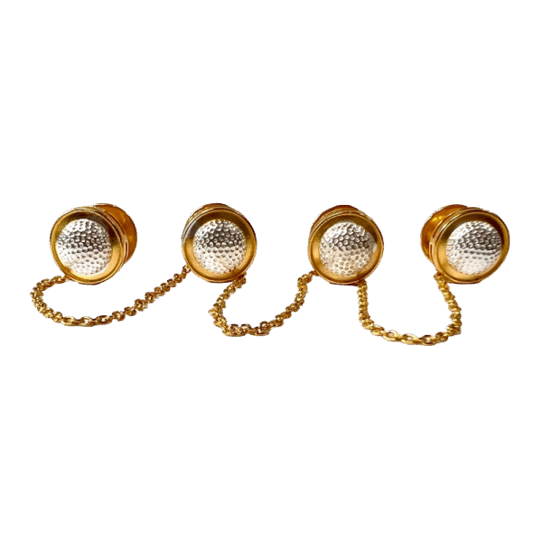 Golfer's Kurta Buttons - Golden