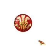 "Ich Dien" Royal Warrant Sherwani Buttons - Bharatpur State - Image 4