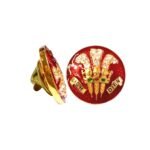 "Ich Dien" Royal Warrant Lapel Pin - Bharatpur State - Image 2